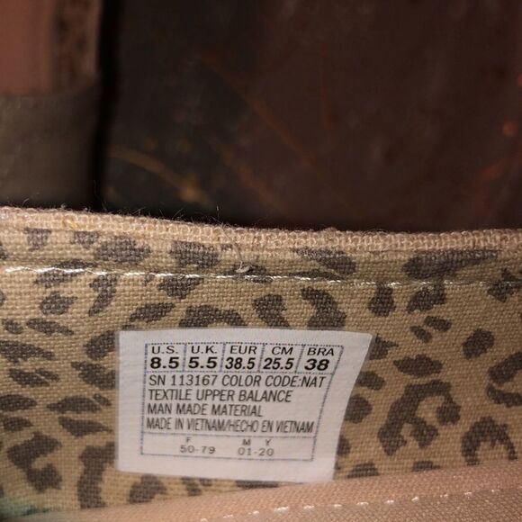 BOBS 8.5 by Sketchers Memory Foam Linen Canvas Slip On Flats Shoes - Picture 12 of 13